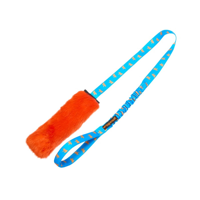 Tug-E-Nuff Faux Fur Squeaky Bungee Chaser