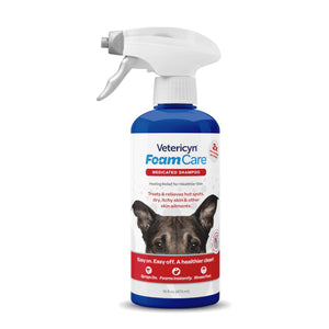 Vetericyn Foam Care Medicated Pet Shampoo 16oz