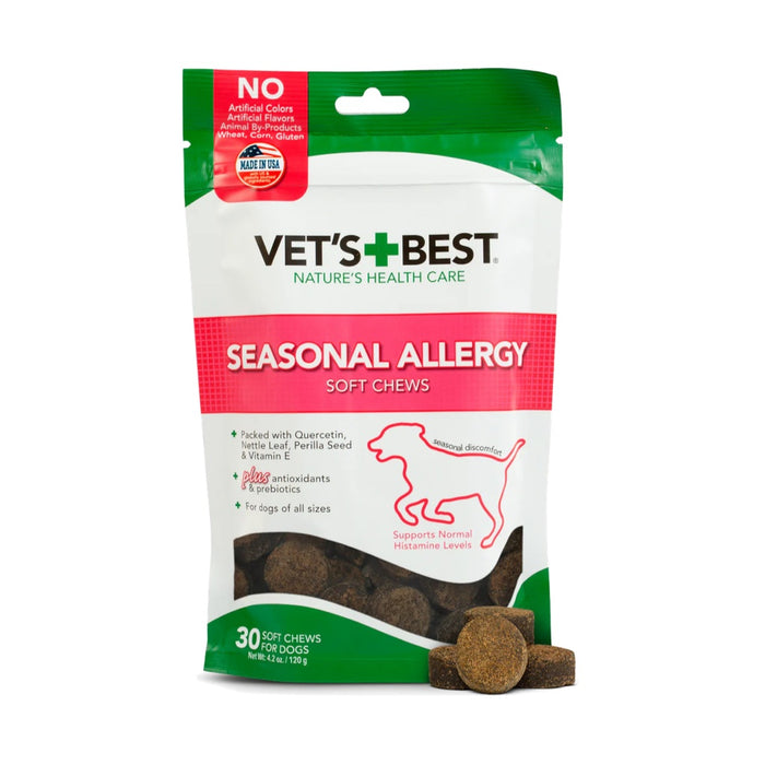 Vets Best Seasonal Allergy Soft Chews 30ct