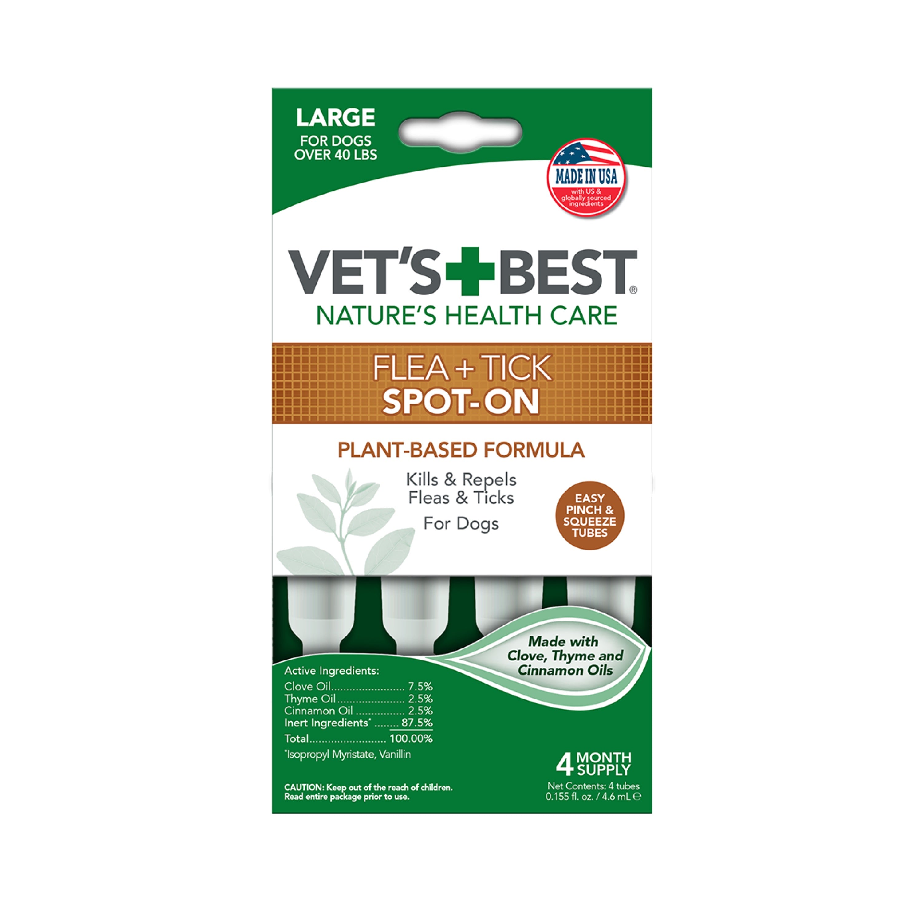 Vet s Best Flea Tick Spot On Treatment Furly s Pet Supply