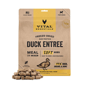 Vital Essentials Duck Freeze Dried Raw Soft Nibs 14oz