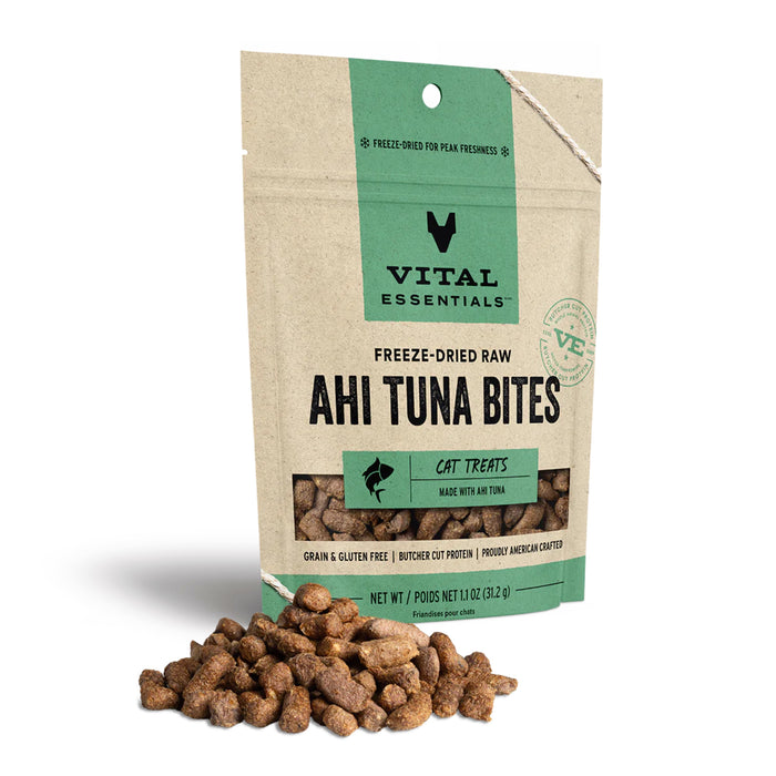 Vital Essentials Freeze-Dried Raw Ahi Tuna Bites 1.1oz