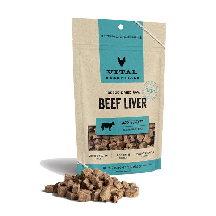 Vital Essentials Freeze-Dried Raw Beef Liver 2.1oz