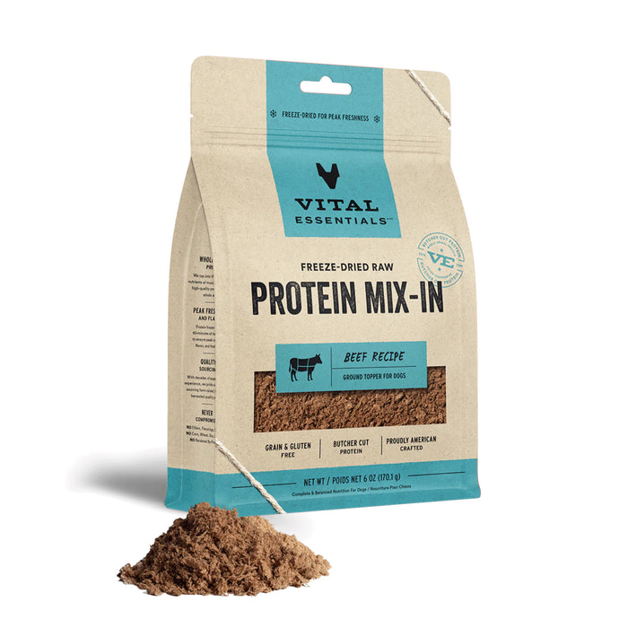 Vital Essentials Raw Protein Mix-In Ground Beef 6oz
