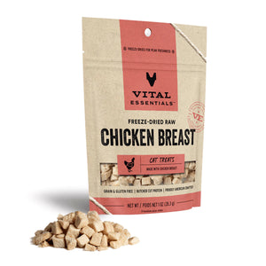 Vital Essential Freeze-Dried Raw Chicken Breast 1oz