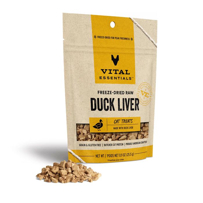 Vital Essentials Freeze-Dried Raw Duck Liver 0.9oz