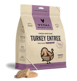 Vital Essentials Freeze-Dried Turkey Entree Mini Patties 14oz