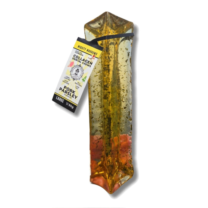 Wag & Bright Mighty Marrows Collagen Chews Pork & Parsley Large