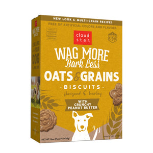 Wag More Bark Less Oat & Grain Peanut Butter Biscuits