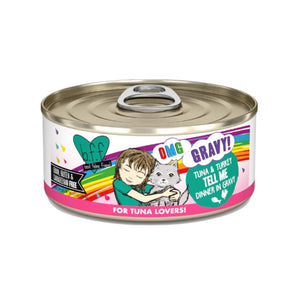 Weruva BFF OMG Tell Me! Tuna & Turkey Can