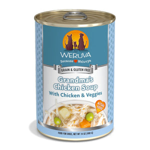 Weruva Grandma's Chicken Soup Chicken & Vegetables Canned Dog Food