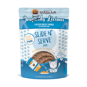 Weruva Slide N' Serve Jeopurrdy Licious Chicken Dinner Pate Pouch