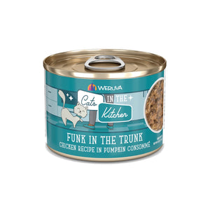 Weruva Cat Funk in the Trunk Chicken Breast & Pumpkin Au Jus Can