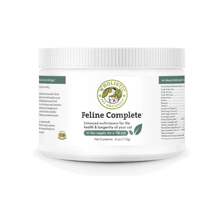 Wholistic Pet Organics Feline Complete Powder 4oz