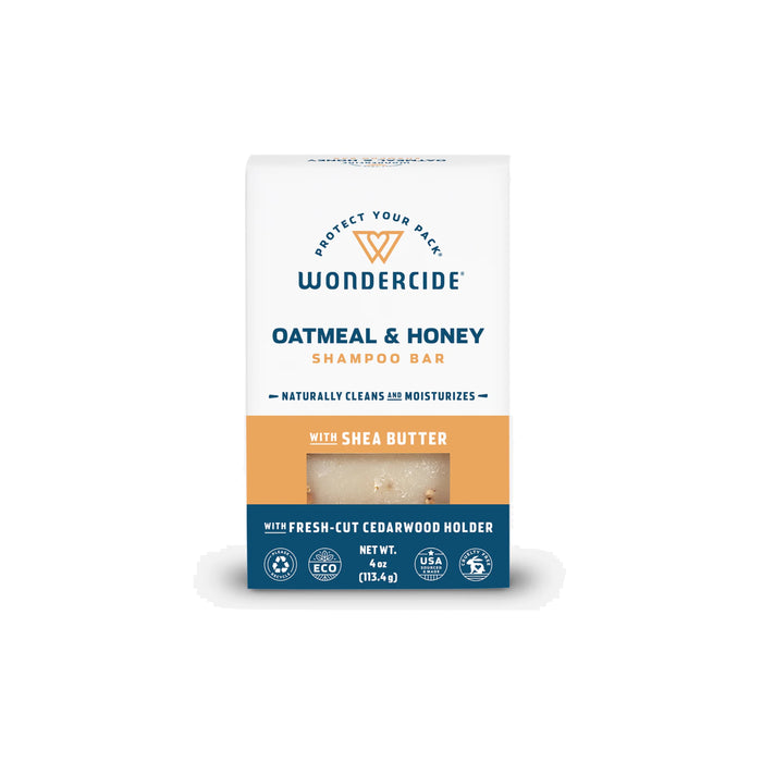 Wondercide Oatmeal & Honey Essential Oil Shampoo Bar 4oz