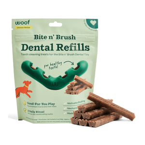 Woof Bite n' Brush Dental Treat Refills (16ct)