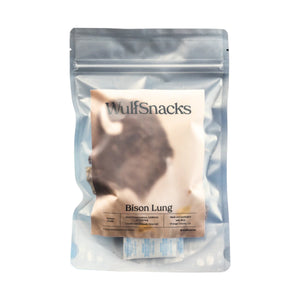 Wulf Snacks Bison Lung 10oz