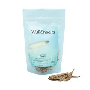 Wulf Snacks Wild Caught Whole Smelt Treats 4oz