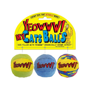 Yeowww! Catnip Balls 3pk