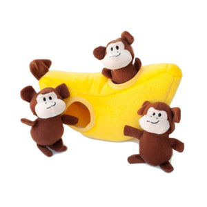 Zippy Paws Monkey & Banana Burrow