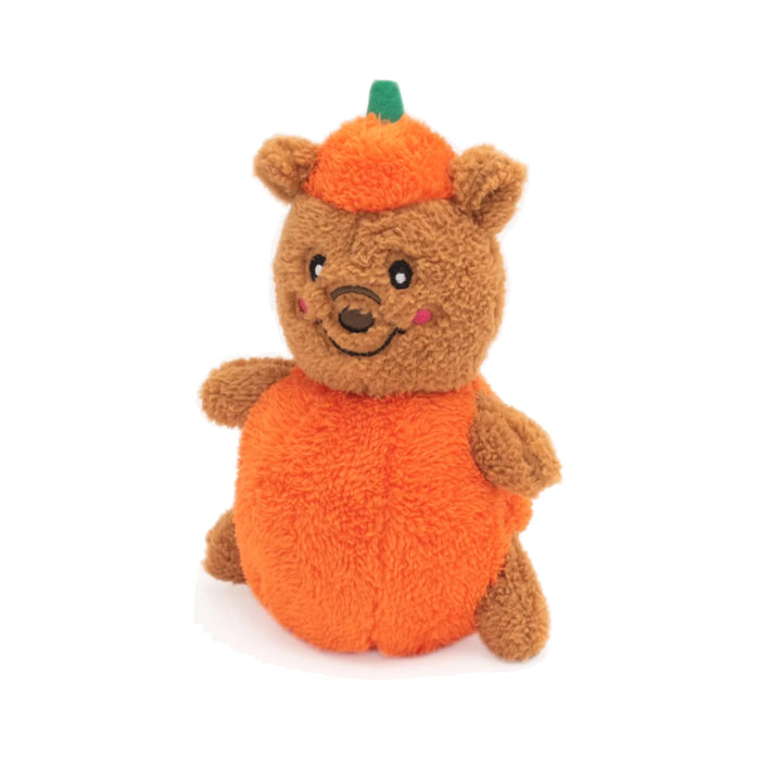 Zippy Paws Halloween Cheeky Chumz Pumpkin Bear