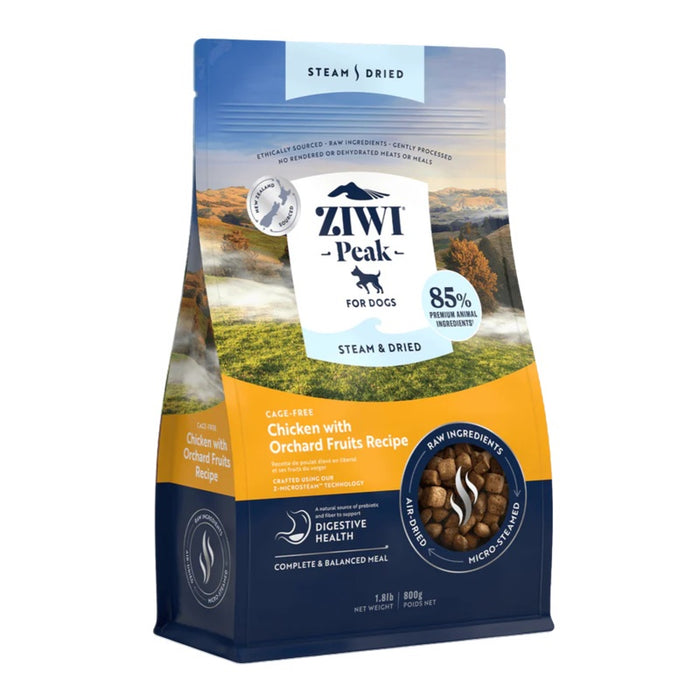 Ziwi Peak Chicken with Orchard Fruits Steam & Dried Dog Food 3.3lb
