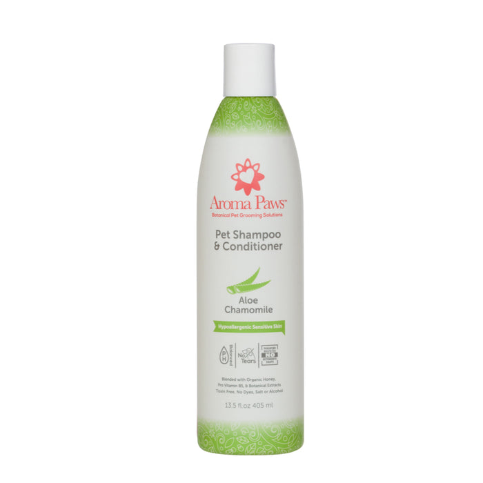 Aroma Paws Aloe Chaomile Hypoallergenic Sensitive Skin Shampoo & Conditioner 13.5oz