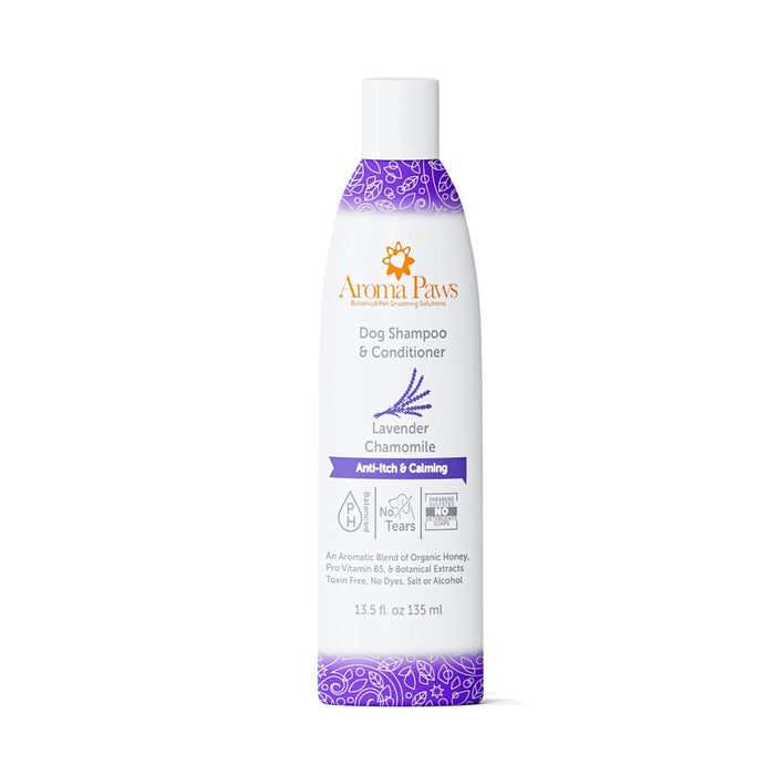 Aroma Paws Lavender Chamomile Anti-Itch & Calming Shampoo & Conditioner 13.5oz