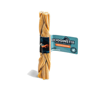 DogginStix Braided Lamb Collagen Chew 6"