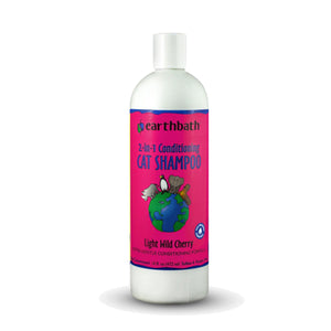 Earthbath 2-in-1 Wild Cherry Cat Shampoo & Conditioner 16oz