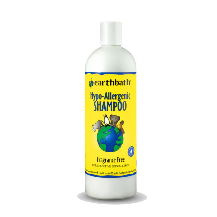 Earthbath Hypo-Allergenic Fragrance-Free Shampoo 16oz