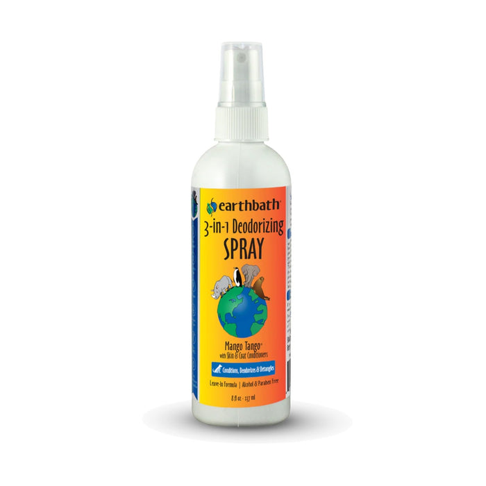Earthbath 3-in-1 Deodorizing Mango Tango Spray 8oz