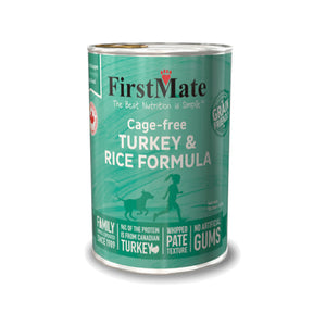 First Mate Cage-Free Turkey & Rice Dog Food 12.2oz