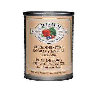 Fromm Four Star Shredded Pork Canned Dog Food