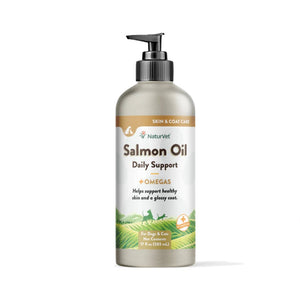 NaturVet Unscented Salmon Oil Supplement 17oz