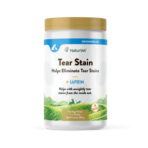 NaturVet Tear Stain Supplement Powder for Cats and Dogs