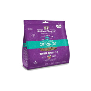 Stella & Chewy's Sea-licious Salmon & Cod Dinner Morsels Freeze-Dried Raw Cat Food 8oz