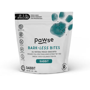 Pawse Bark-less Bites Rabbit Treats 1oz