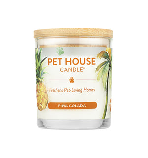 One Fur All Pet House Candle Pina Colada