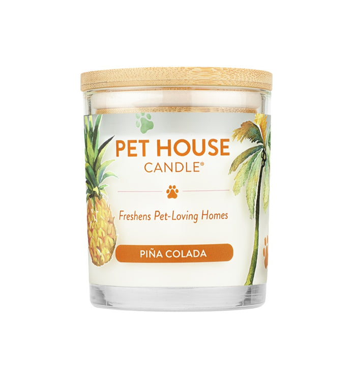 One Fur All Pet House Candle Pina Colada