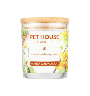 One Fur All Pet House Candle Vanilla Sandalwood
