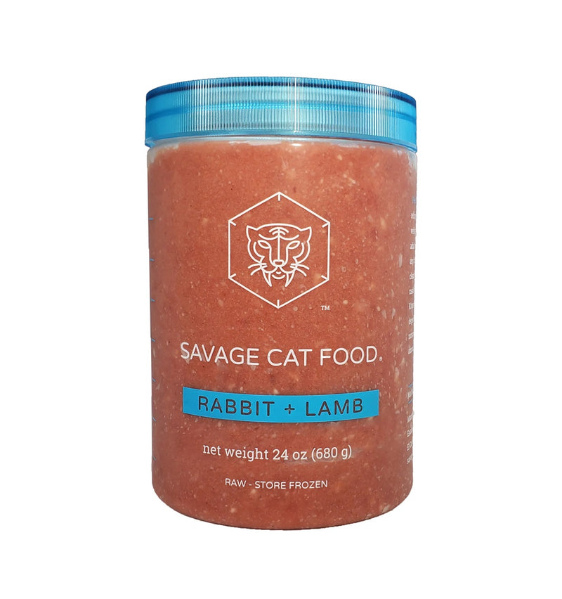 Savage Cat Raw Rabbit & Lamb – Furly's Pet Supply
