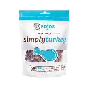 Sojos Simply Turkey Freeze-Dried Treats 4oz