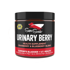 Super Snouts Urinary Berry Cranberry & Wild Blueberry Dog Supplement 2.64oz