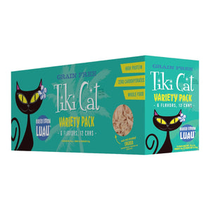 Tiki Cat Luau Variety Pack Grain-Free Canned Cat Food 2.8oz (12pk)