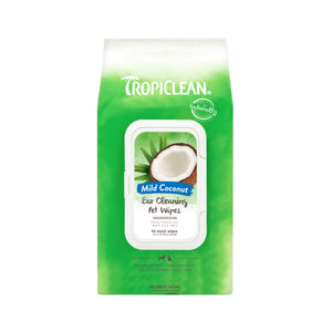 Tropiclean Ear Cleaning Wipes Mild Coconut (50ct)