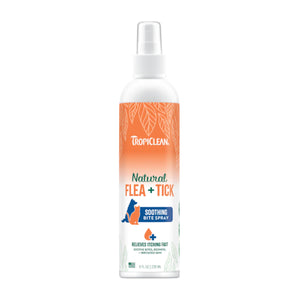 TropiClean Natural Flea & Tick Treatment Bite Relief Spray 8oz