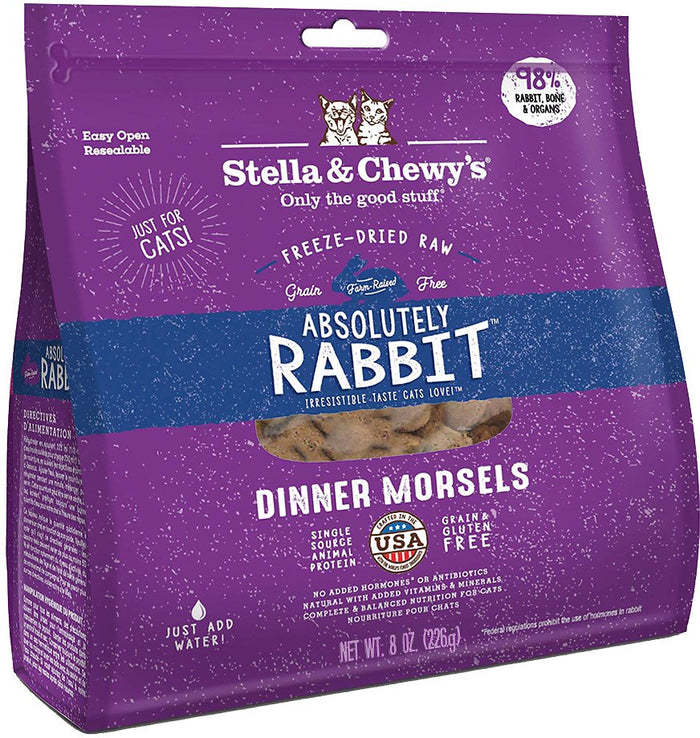 Stella & Chewy's Freeze Dried Rabbit Cat Food