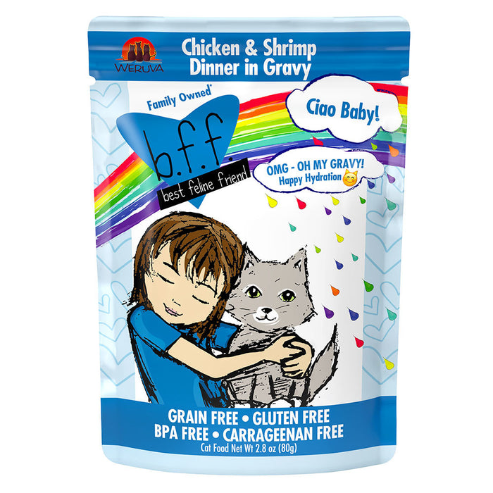 Weruva BFF OMG Ciao Baby! Chicken Shrimp in Gravy Cat Food