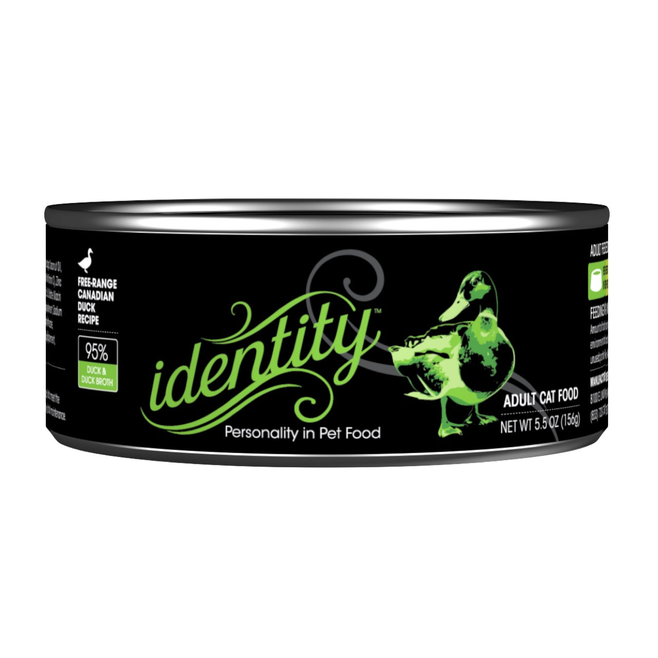 Identity 95 Free Range Canadian Duck Duck Broth Pat Wet Cat